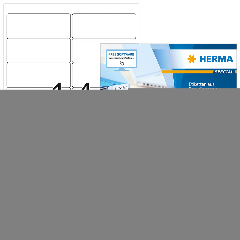 HERMA 10731 Druckeretikett Weiß Selbstklebendes Druckeretikett