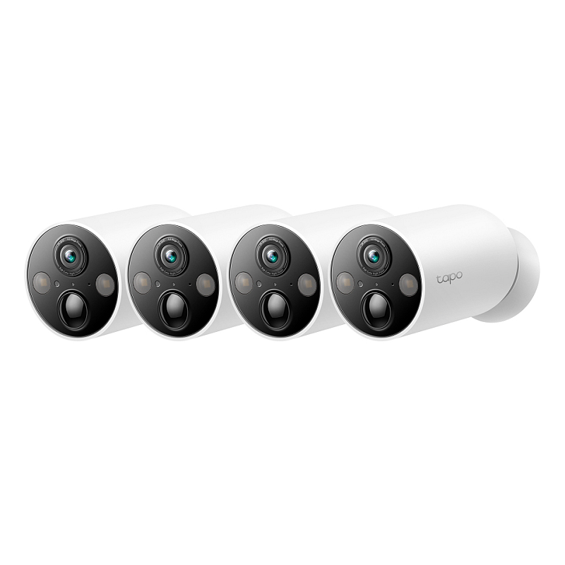 TP-Link Tapo C425 4-Pack Patrone (Form) IP-Sicherheitskamera Draußen 2560 x 1440 Pixel Decke/Wand