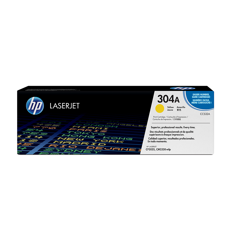 HP 304A Gelb Original LaserJet Tonerkartusche