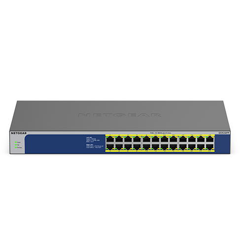 NETGEAR GS524PP Unmanaged Gigabit Ethernet (10/100/1000) Power over Ethernet (PoE) Grau