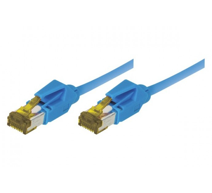 EXC Patch RJ45 S/FTP CAT 7 LSOH Snagless Blue 0. Netzwerkkabel 0,5 m Cat7 S/FTP (S-STP)
