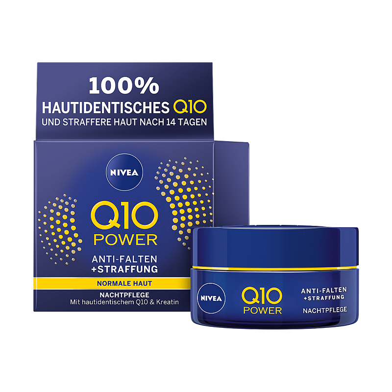 NIVEA Q10 Power Anti-Wrinkle + Firming Night Cream Nachtcreme Gesicht 50 ml