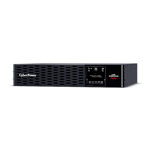 CyberPower PR1500ERTXL2U Line-Interactive USV USV 1500VA/1500W Tower/Rack 2U, Sinuswelle, PFC-kompatibel, AVR, BMS Battery Management, GreenPower, LCD, USB, Expansion Port für opt. Netzwerkkomunikation, Anschluss f. opt. Batterieerweiterung inkl. 19" Railkit