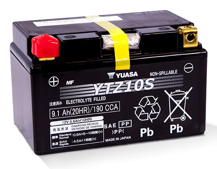 Yuasa YTZ10S Fahrzeugbatterie Plombierte Bleisäure (VRLA) 8,6 Ah 12 V Motorrad