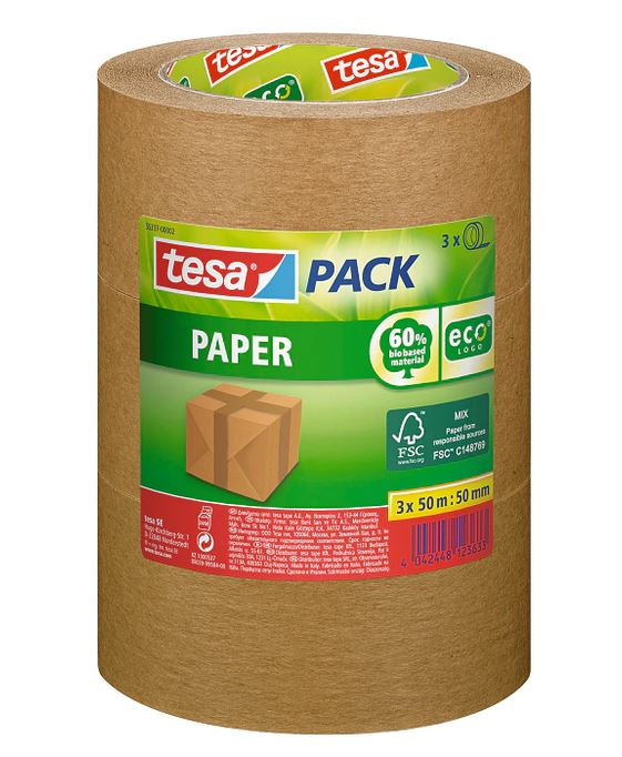 TESA 55337 Für die Nutzung im Innenbereich geeignet 50 m Papier Braun