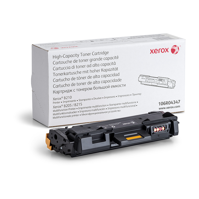 Xerox ® B205 Multifunktionsdrucker​/​B210 Drucker​/​B215 Multifunktionsdrucker Hohe Kapazität-Tonermodul Schwarz (3000 Seiten) - 106R04347