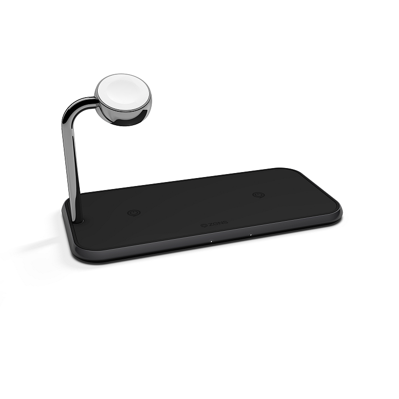 ZENS ZEDC05B/00 Ladegerät für Mobilgeräte Smartphone, Smartwatch Schwarz AC Kabelloses Aufladen Drinnen