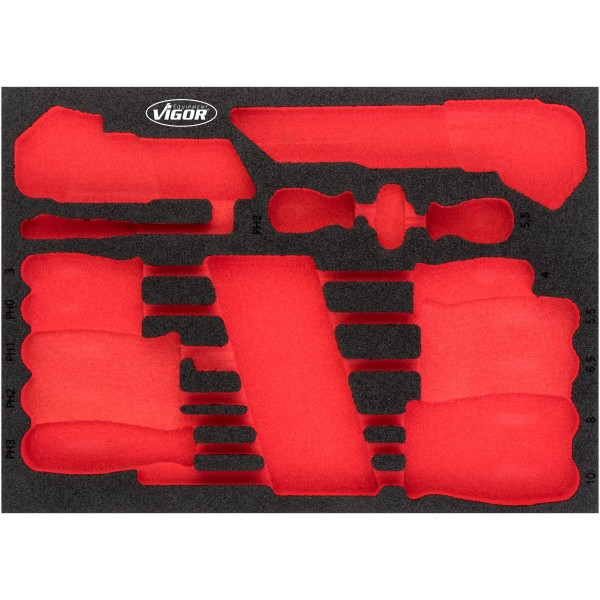 Vigor V5081-L Zubehör für Aufbewahrungsbox Schwarz Teiler-Set