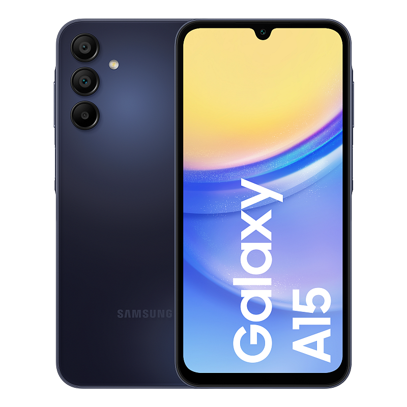 Samsung Galaxy A15 16,5 cm (6.5") Hybride Dual-SIM 4G USB Typ-C 4 GB 128 GB 5000 mAh Schwarz, Blau