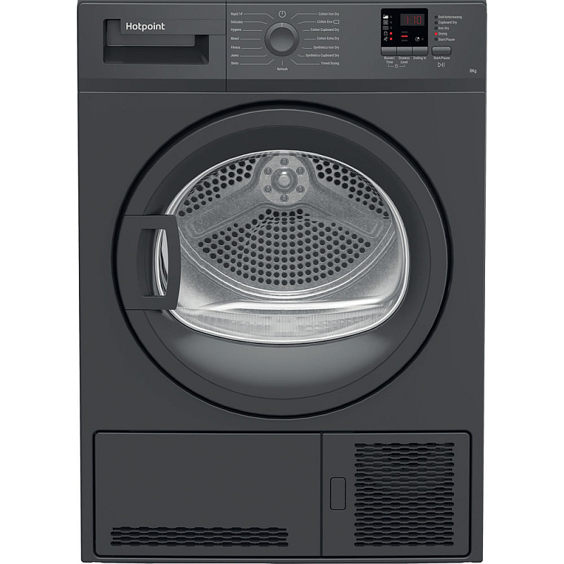 Hotpoint C HD C82 GGGD UK Wäschetrockner Freistehend Frontlader 8 kg Anthrazit