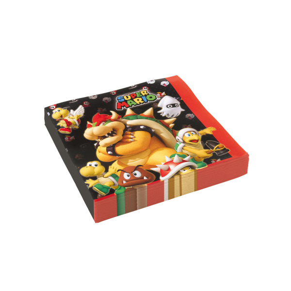 Amscan Super Mario Servietten