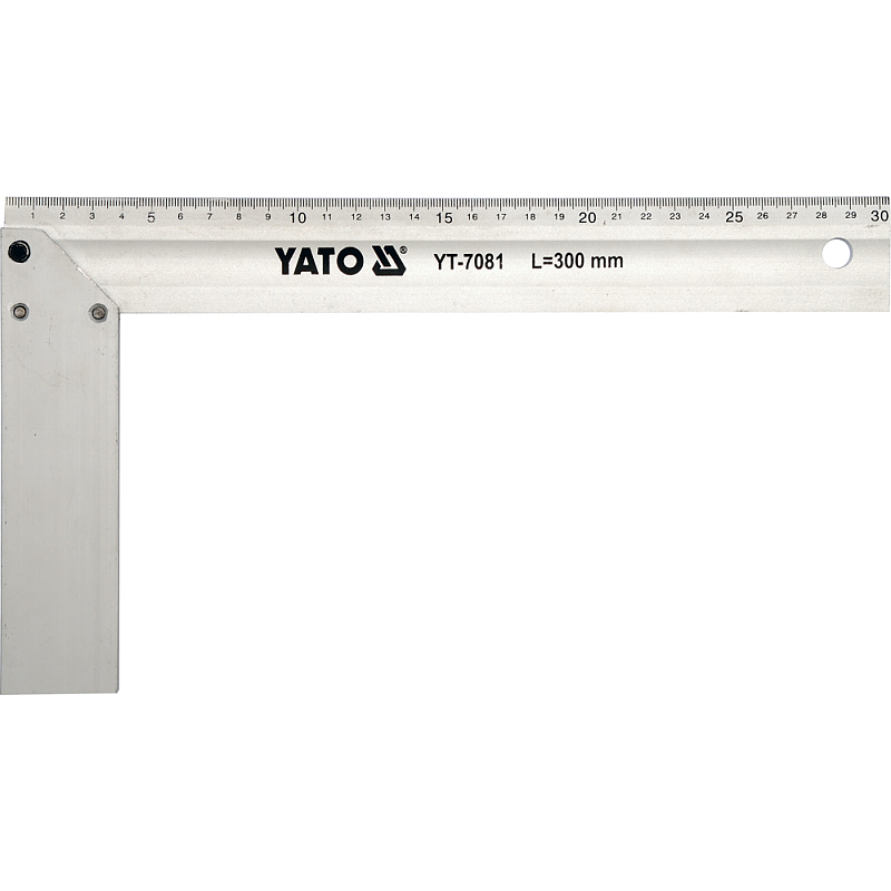 Yato YT-7082 Lineal Schreibtisch-Lineal 350 mm Aluminium 1 Stück(e)