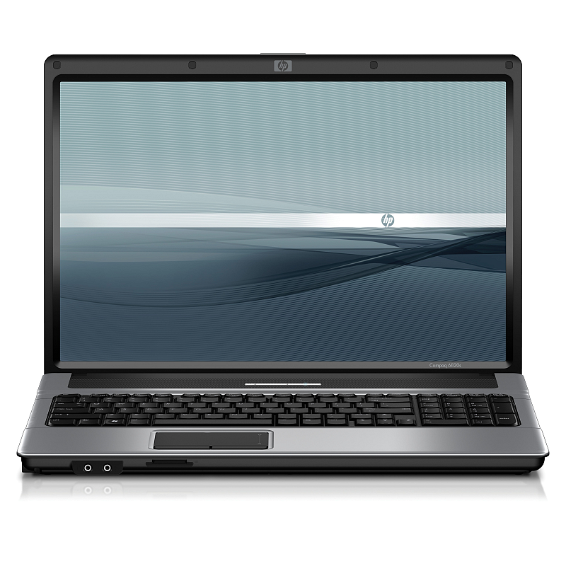 HP Compaq 6820s Intel® Core™2 Duo T5870 Laptop 43,2 cm (17") 2 GB DDR2-SDRAM 160 GB HDD AMD Mobility Radeon X1350 Windows Vista Business Schwarz, Grau