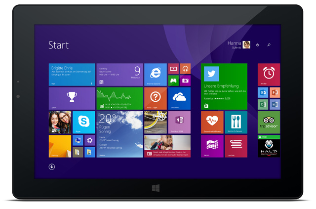 ODYS Windesk X10 Intel Atom® 32 GB 25,6 cm (10.1") 1 GB Wi-Fi 4 (802.11n) Windows 8.1 Schwarz