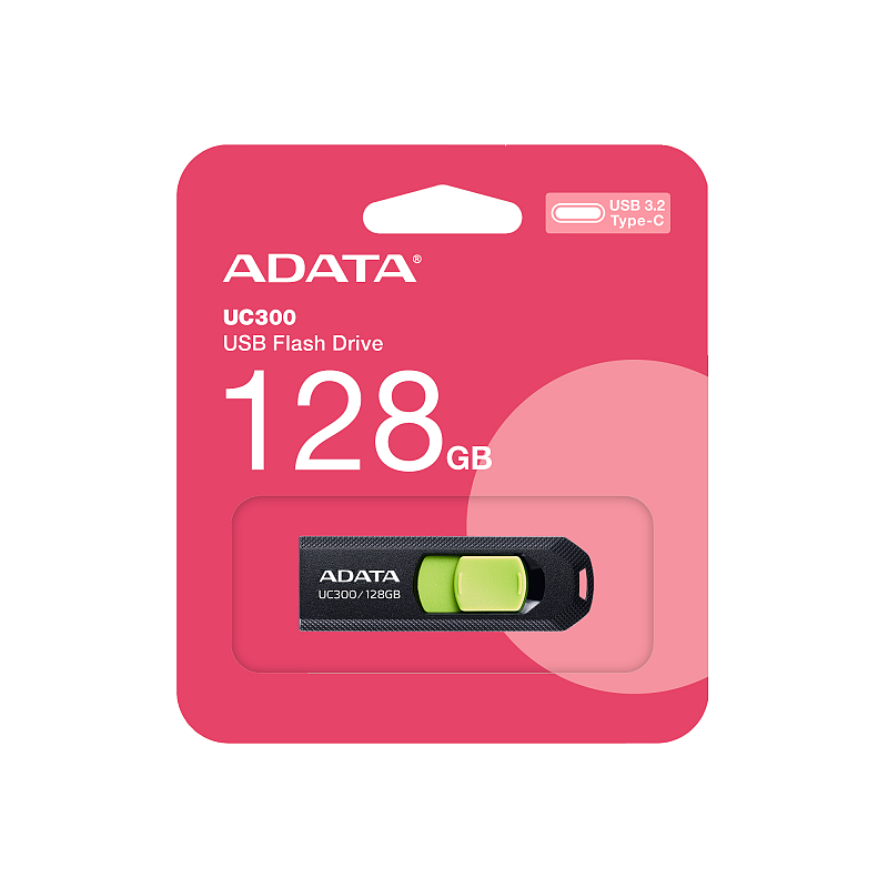 ADATA ACHO-UC300-128G-RNB USB-Stick 128 GB USB Typ-C 3.2 Gen 1 (3.1 Gen 1) Schwarz