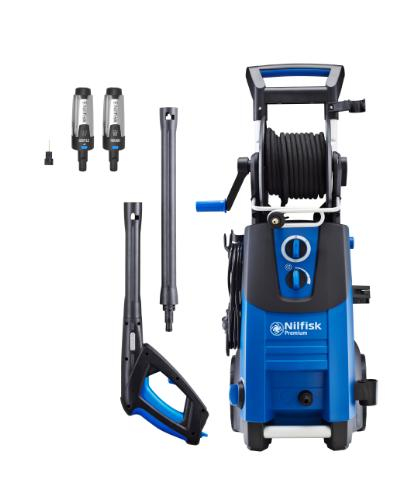 Nilfisk 128471147 Hochdruckreiniger Senkrecht Elektro 610 l/h 2900 W Blau, Schwarz