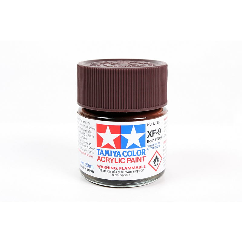 Tamiya XF-9 Acrylfarbe 23 ml Rot Flasche