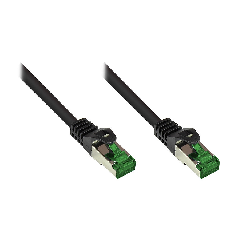 Kabelmeister SO-37321 Netzwerkkabel Schwarz 15 m Cat6a S/FTP (S-STP)