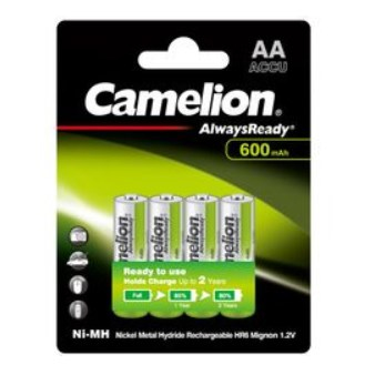 Camelion Nh-aa600ar-bp4 Wiederaufladbarer Akku Nickel-Metallhydrid (NiMH)