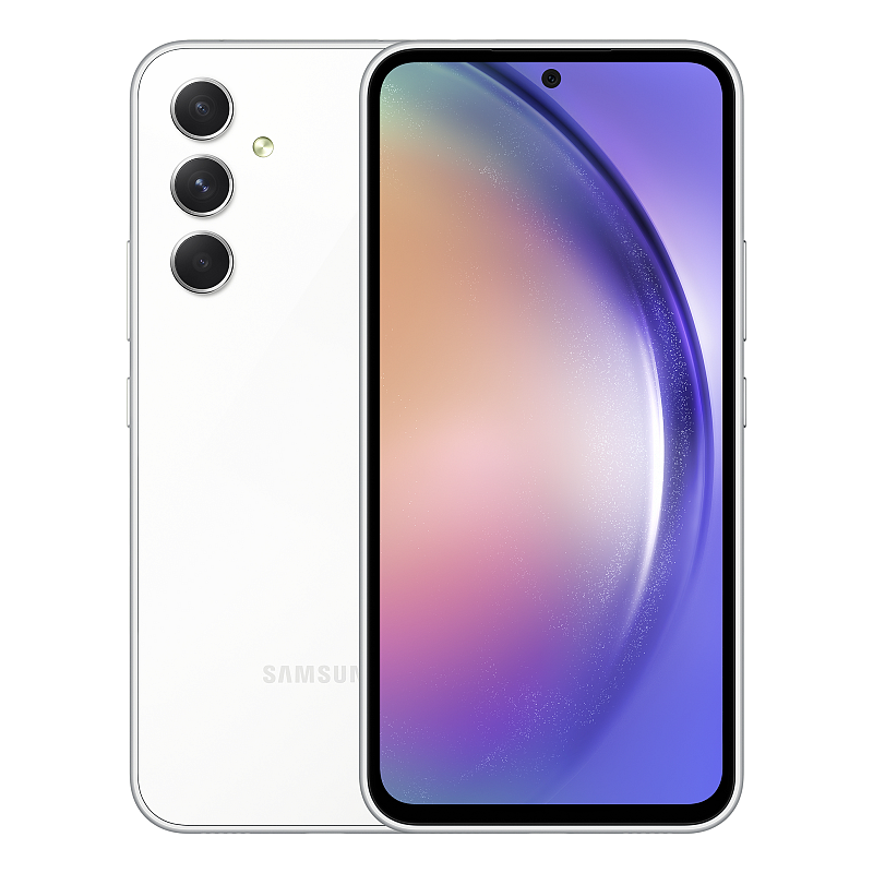 Samsung Galaxy A54 5G SM-A546B/DS 16,3 cm (6.4") Hybride Dual-SIM Android 13 USB Typ-C 8 GB 256 GB 5000 mAh Weiß
