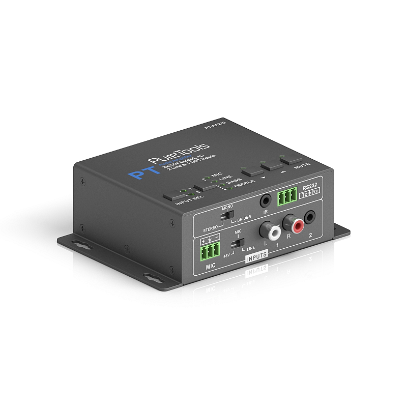 PureTools PT-AA220 Audioverstärker Schwarz