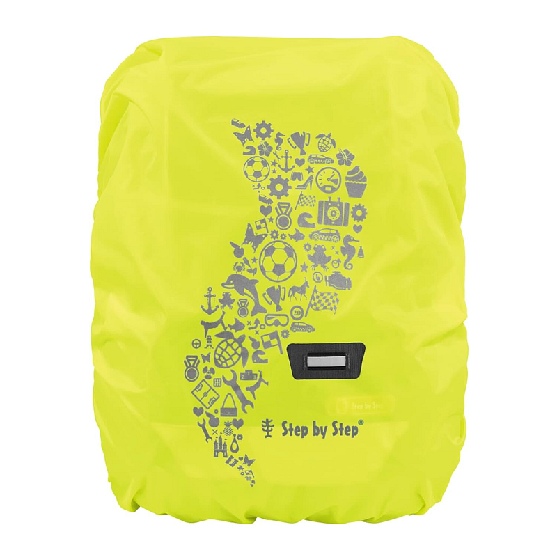 Step by Step 183980 Rucksackbezug Rucksack-Regenschutz Gelb Nylon