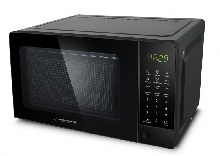 Esperanza EKO009 Mikrowelle Schwarz Solo-Mikrowelle Arbeitsplatte 20 l 700 W