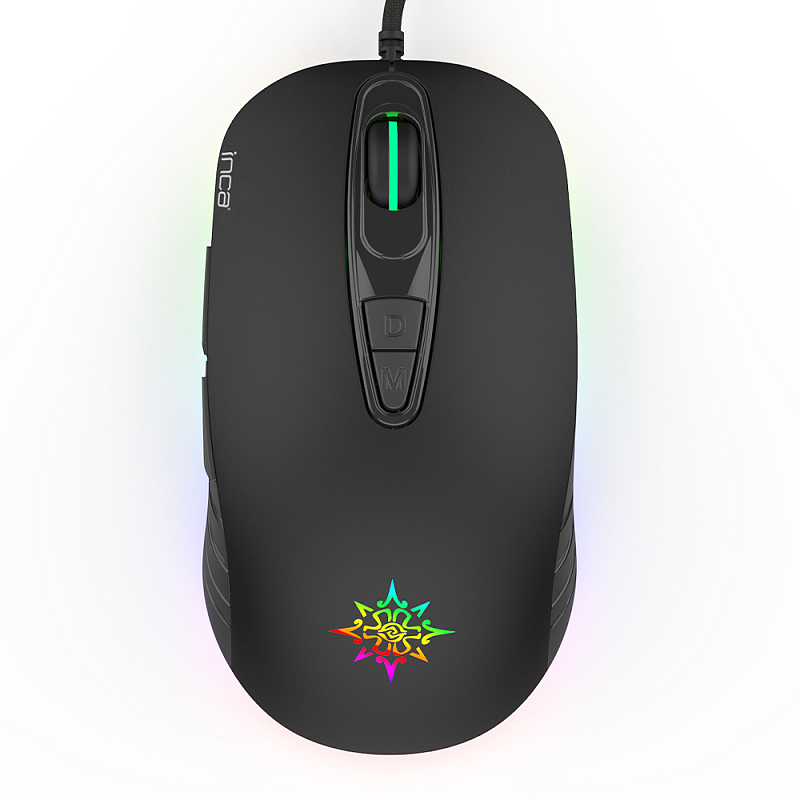 Inca IMG-348 Maus Gaming rechts USB Typ-A Optisch 3200 DPI