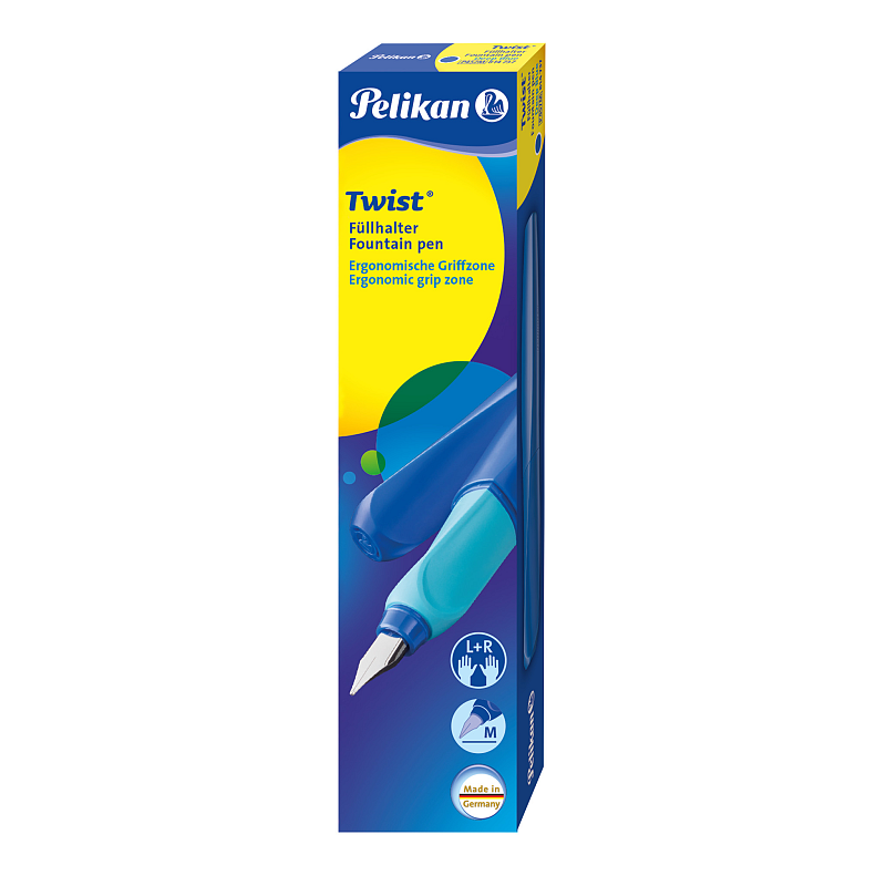 Pelikan Twist Füllfederhalter Kartuschenfüllsystem Blau 1 Stück(e)