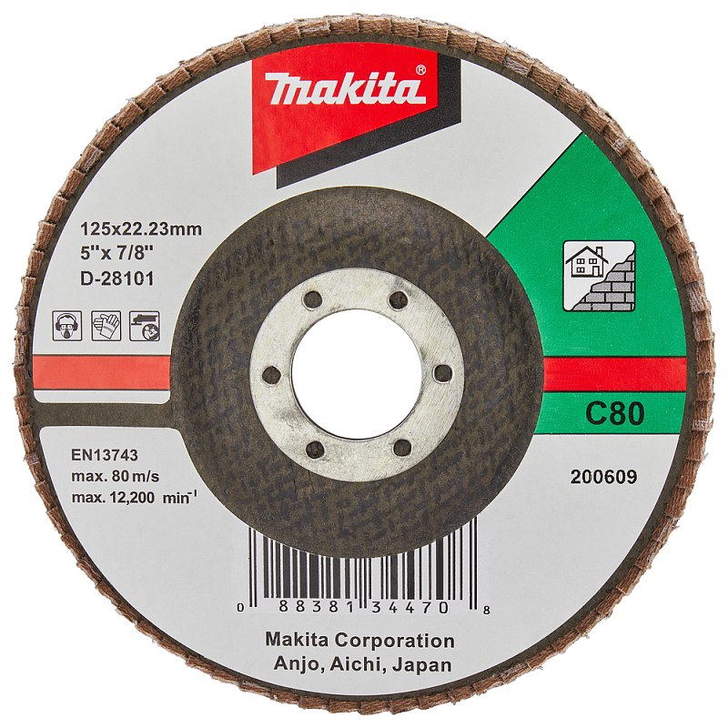 Makita D-28101 Winkelschleifer-Zubehör Schleifscheibe