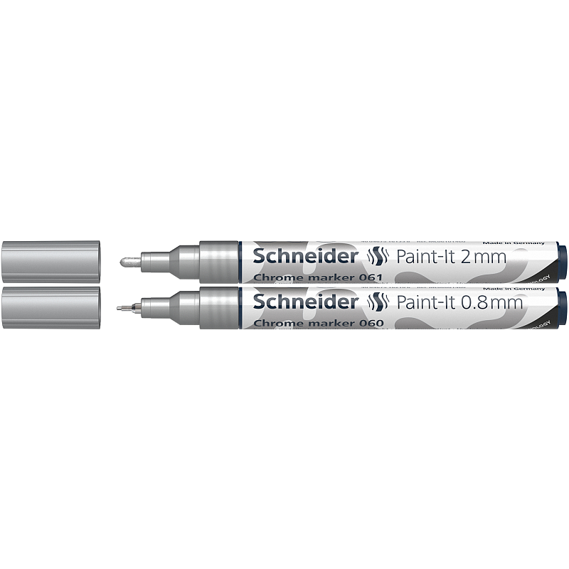 Schneider Schreibgeräte ML06011501 Marker 2 Stück(e) Chrom
