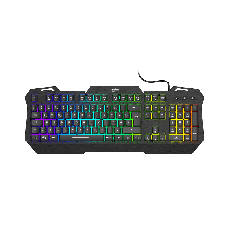 Hama Exodus 450 Tastatur Gaming USB QWERTZ Deutsch Schwarz