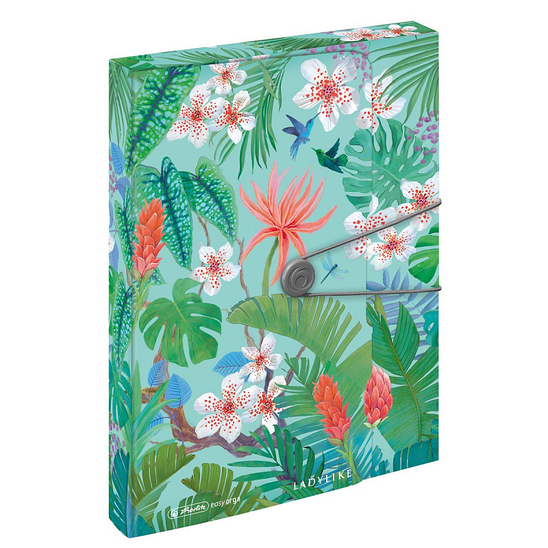 Herlitz Ladylike Jungle Aktenordner Mehrfarbig Folie, Polypropylen (PP)