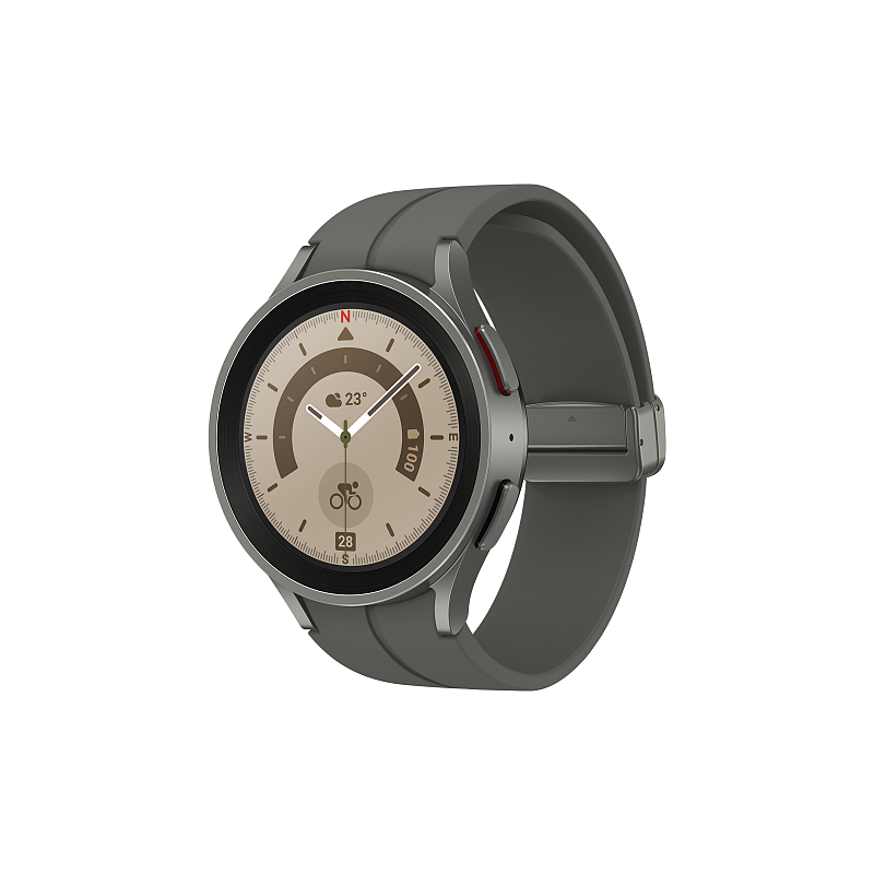 Samsung Galaxy Watch5 Pro 3,56 cm (1.4") OLED 45 mm Digital 450 x 450 Pixel Touchscreen Titan WLAN GPS