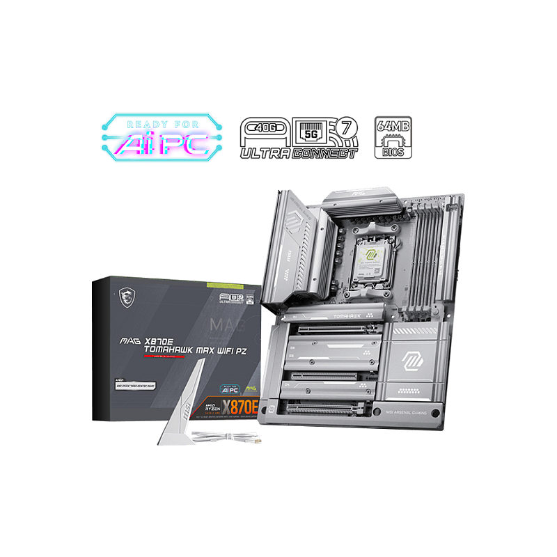 MSI MAG X870E TOMAHAWK MAX WIFI PZ Motherboard AMD X870E Sockel AM5 ATX