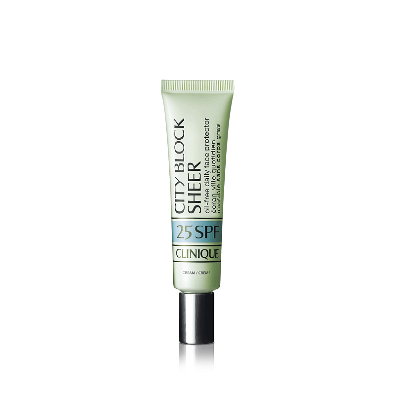 Clinique City Block Sheer Oil-Free Daily Face Protector Broad Spectrum SPF 25 Sonnenschutzcreme Gesicht Erwachsene