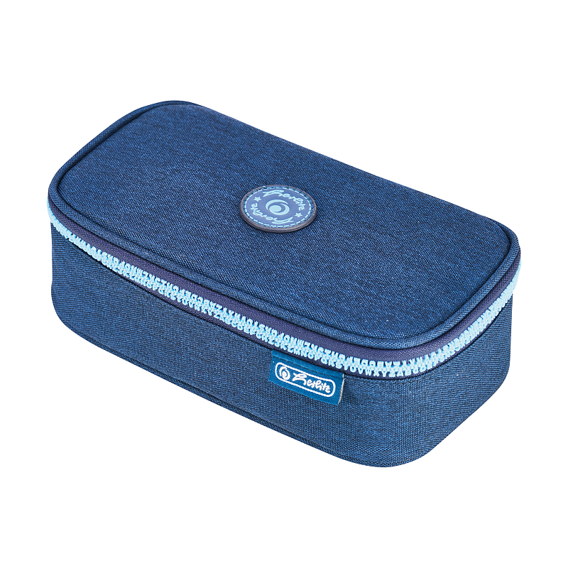 Herlitz beatBox ABC Blue/Turquoise Weiches Federmäppchen Polyester Dunkelblau, Türkis