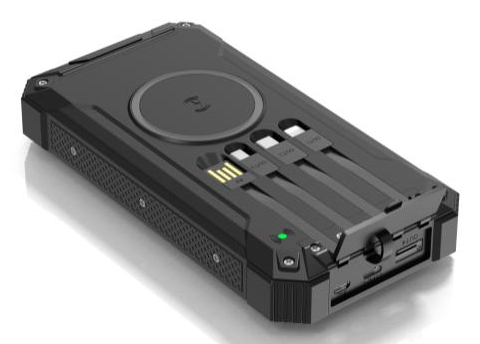 Denver 117140100090 Powerbank 20000 mAh Kabelloses Aufladen Schwarz