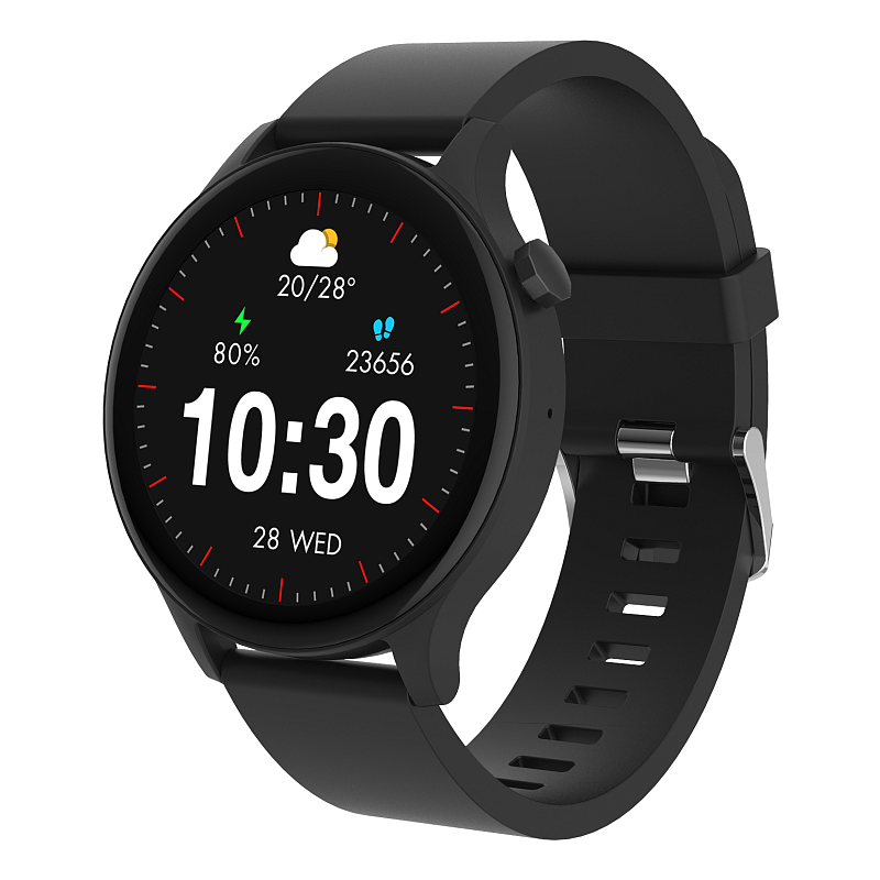 Denver SWC-338B 3,51 cm (1.38") TFT 44.6 mm Digital 240 x 240 Pixel Touchscreen Schwarz