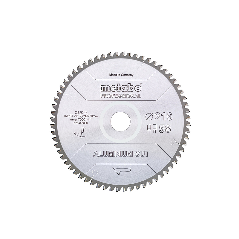 Metabo 628443000 Kreissägeblatt 21,6 cm 1 Stück(e)