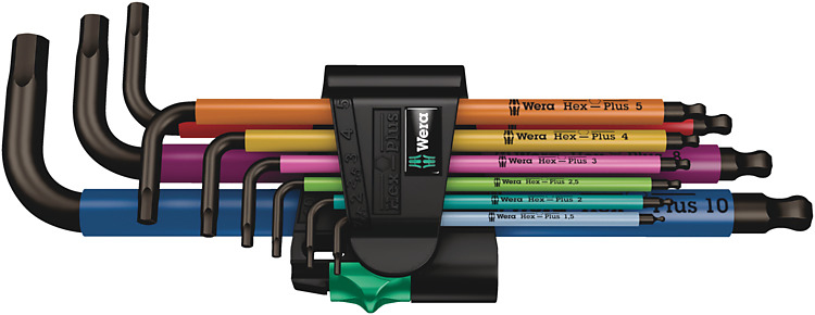 Wera 950/9 L-förmiger Inbusschlüssel Metrisch 9 Stück(e)