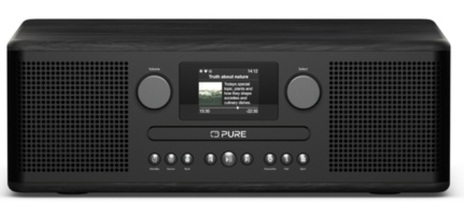 Pure 254587 Radio Internet Digital Schwarz