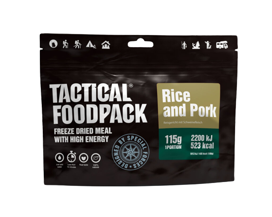 Tactical Foodpack Rice and Pork 115 g 1