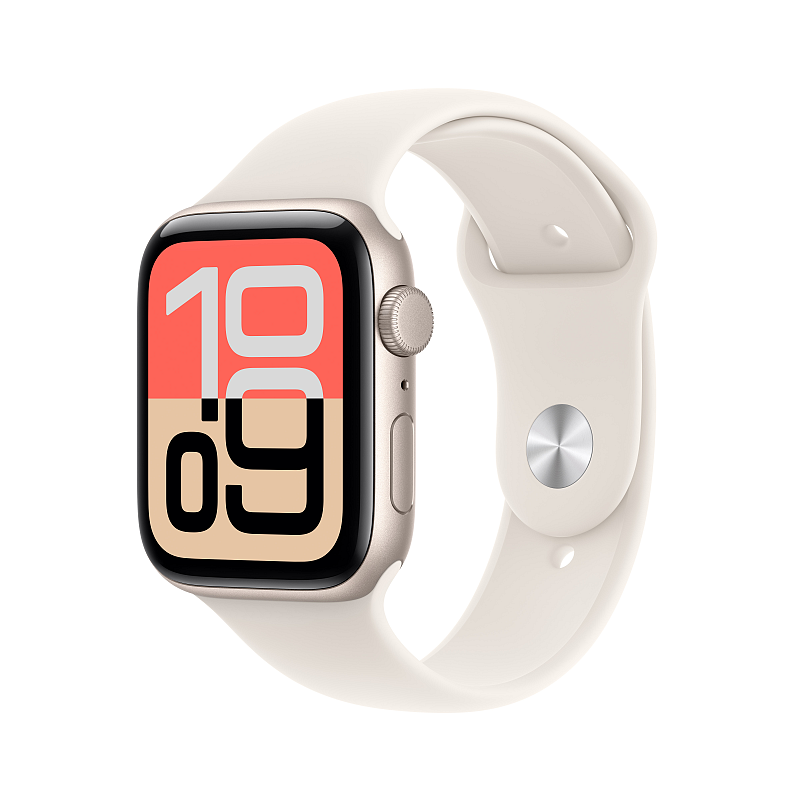 Apple Watch SE (3nd generation) OLED 44 mm Digital 368 x 448 Pixel Touchscreen Beige WLAN GPS