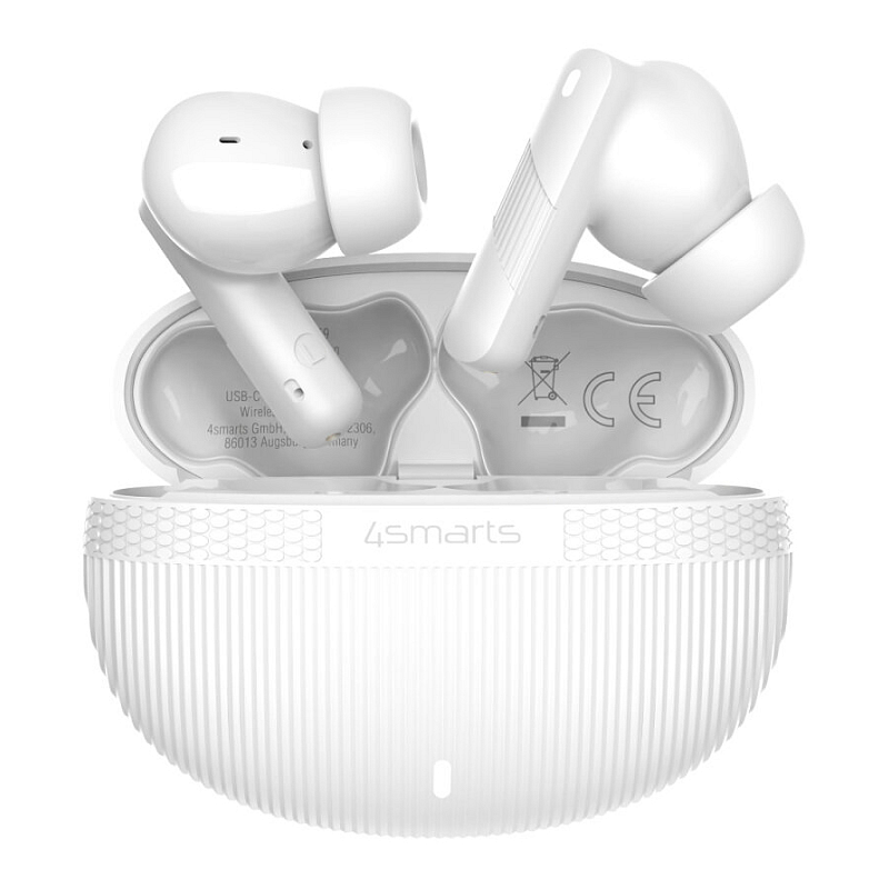4smarts SkyBuds Pro ANC Kopfhörer True Wireless Stereo (TWS) im Ohr Anrufe/Musik/Sport/Alltag Bluetooth Weiß
