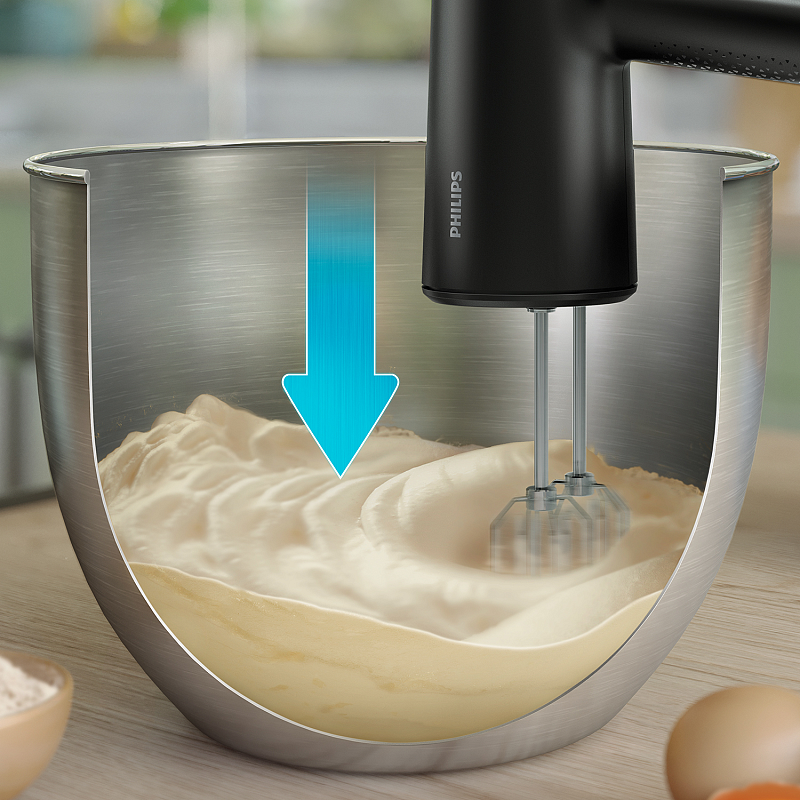 Philips 5000 series HR3781/10 Leistungsstarker 500-Watt-Handmixer