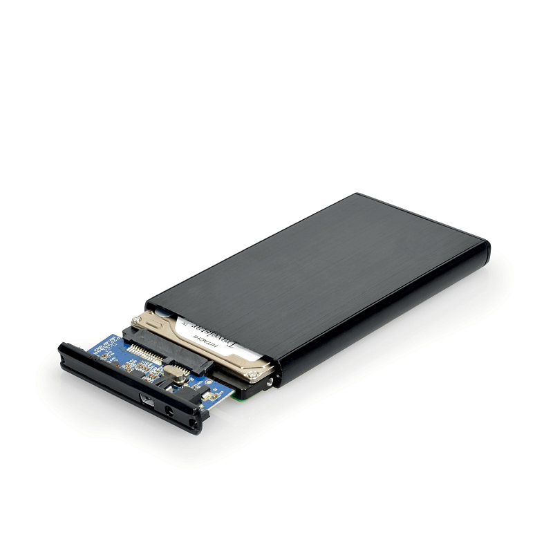 Port Designs 900030 Speicherlaufwerksgehäuse SSD-Gehäuse Schwarz 2.5"