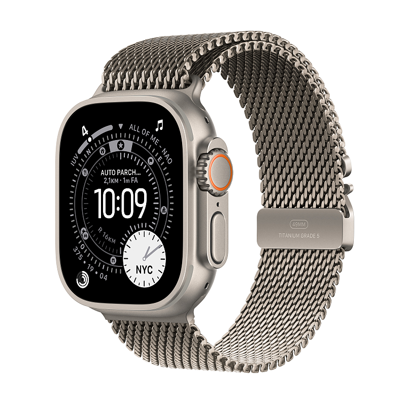 Apple Watch Ultra 3 OLED 49 mm Digital 422 x 514 Pixel Touchscreen 5G Titan WLAN GPS