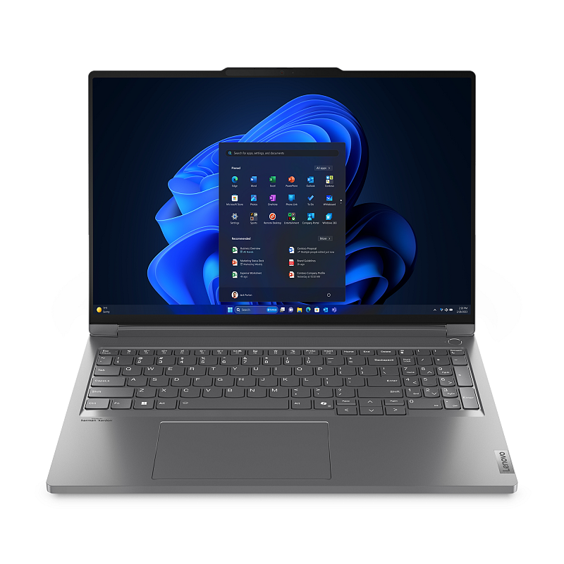 Lenovo ThinkBook 16p G5 IRX Intel® Core™ i9 i9-14900HX Laptop 40,6 cm (16") 3.2K 32 GB DDR5-SDRAM 1 TB SSD NVIDIA GeForce RTX 4060 Wi-Fi 6E (802.11ax) Windows 11 Pro Deutsch Grau