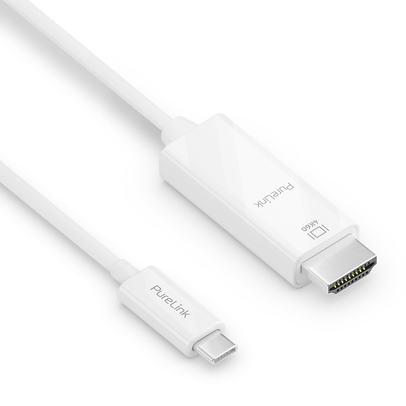 PureLink IS2200-020 Videokabel-Adapter 2 m USB Typ-C HDMI Weiß